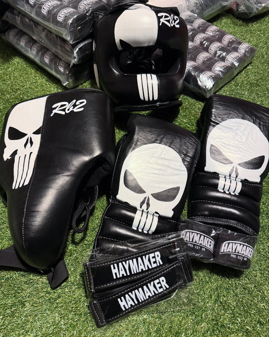 CUSTOM PUNISHER | SPARRING SET | 100% LEATHER