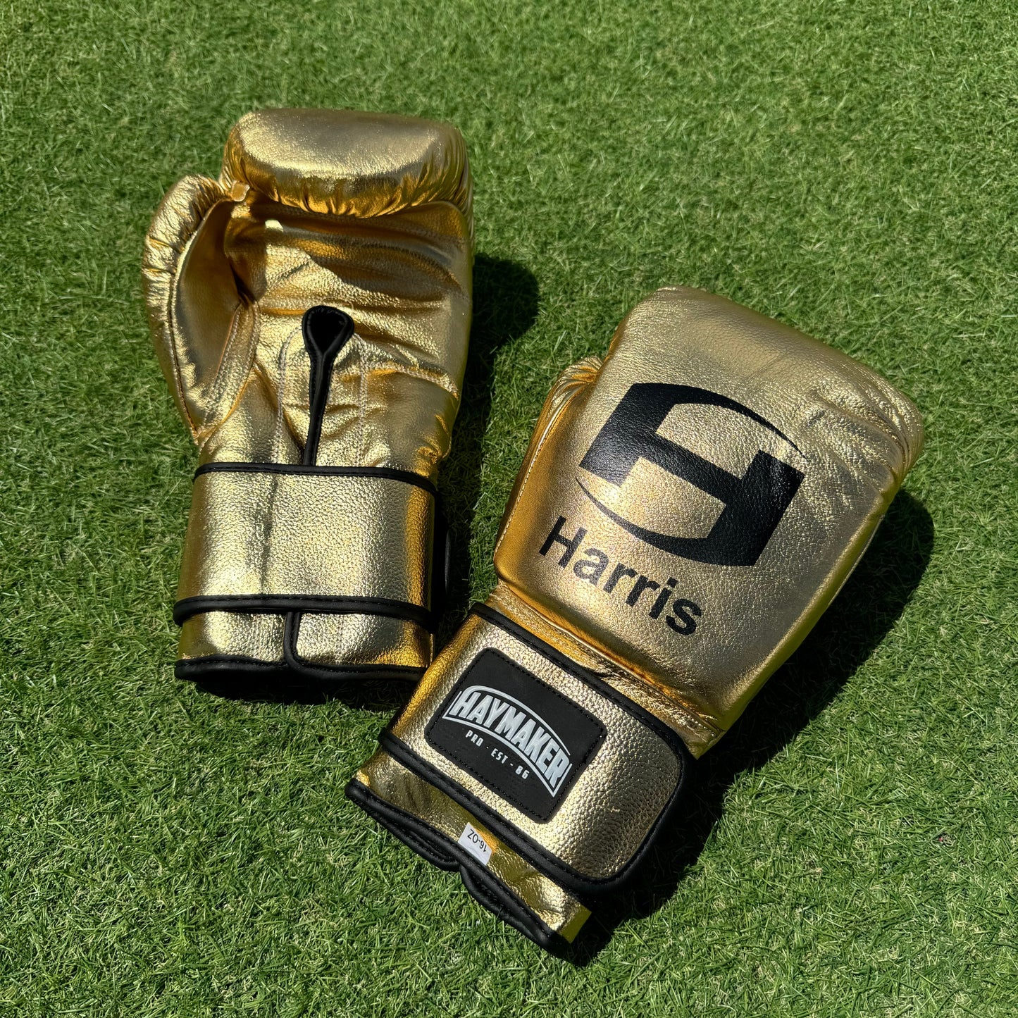 METALLIC GOLD | BOXING GLOVES & SPARRING SET | 100% LEATHER