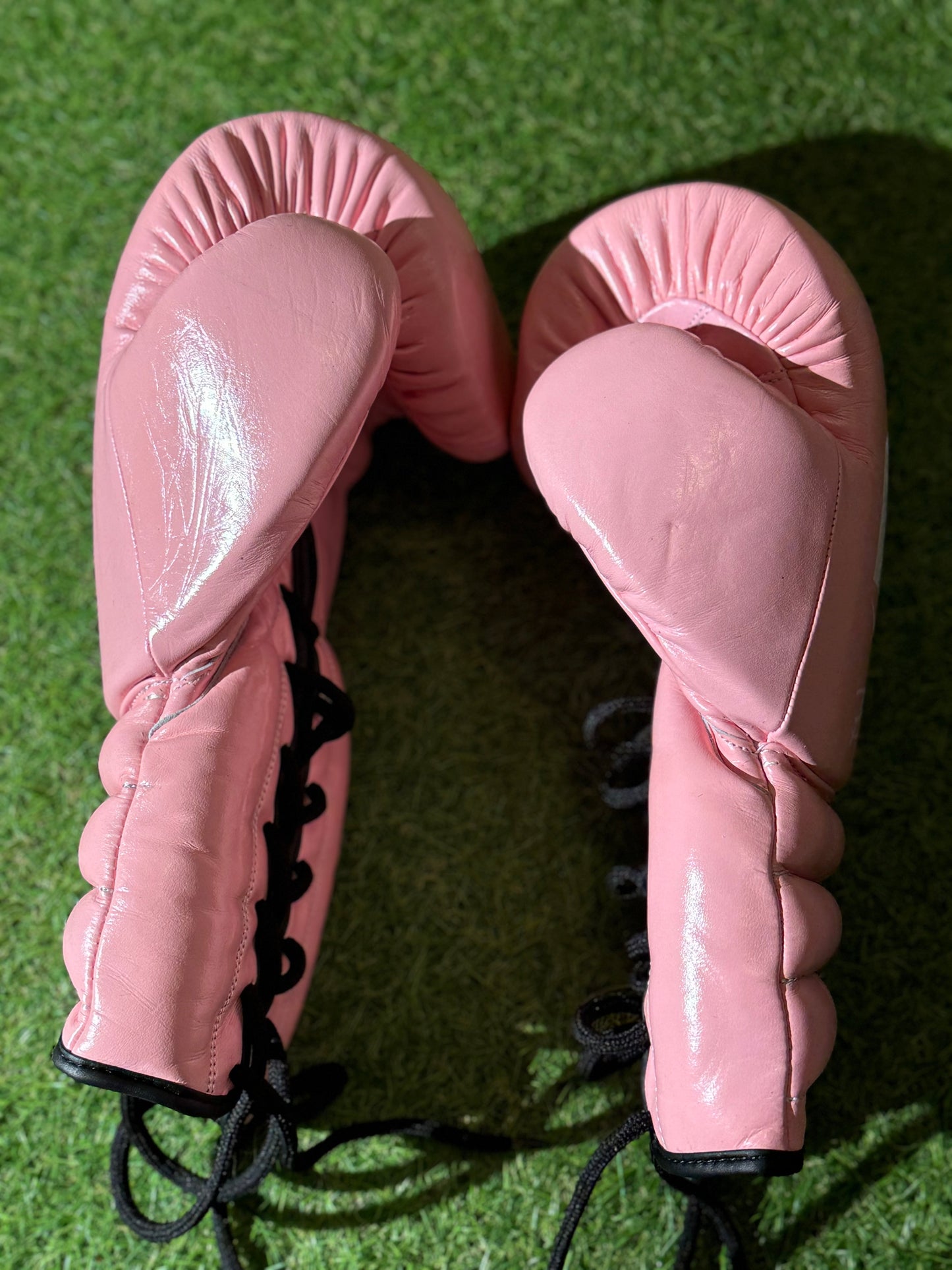 SOLID PINK | BOXING GLOVES & SPARRING SET | 100% LEATHER