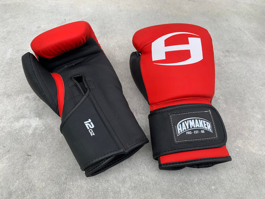 MATTE RED | PRO ELITE GLOVES 100% LEATHER